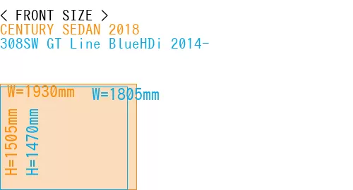 #CENTURY SEDAN 2018 + 308SW GT Line BlueHDi 2014-